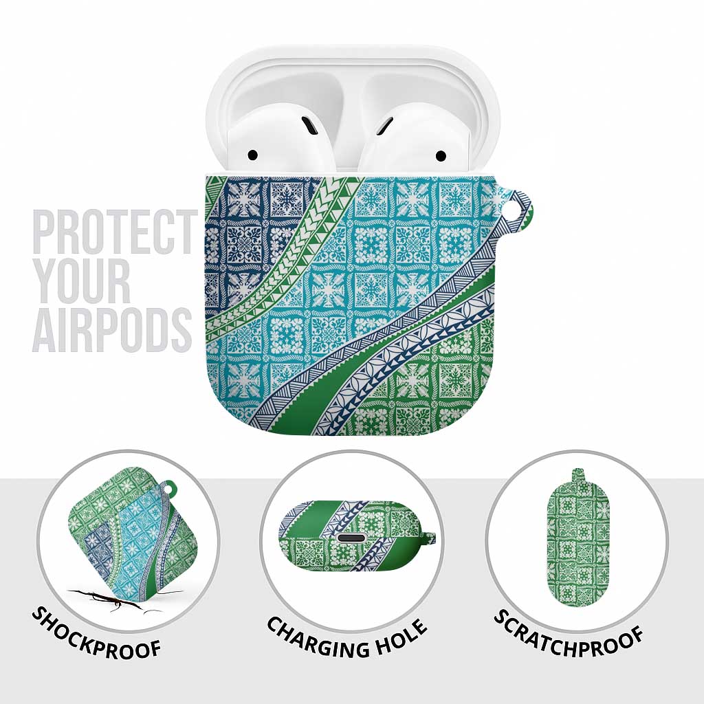 Hawaiian Quilt Pattern AirPods Case Fresh Color Mixed LT01 - Polynesian Pride