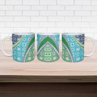 Hawaiian Quilt Pattern Ceramic Mug Fresh Color Mixed LT01 - Polynesian Pride