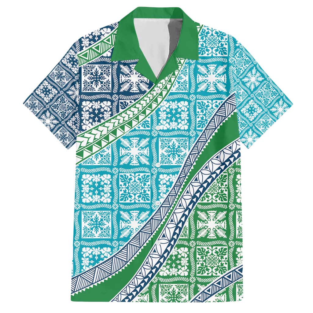 Hawaiian Quilt Pattern Hawaiian Shirt Fresh Color Mixed - Polynesian Pride