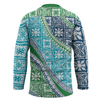 Hawaiian Quilt Pattern Hockey Jersey Fresh Color Mixed - Polynesian Pride