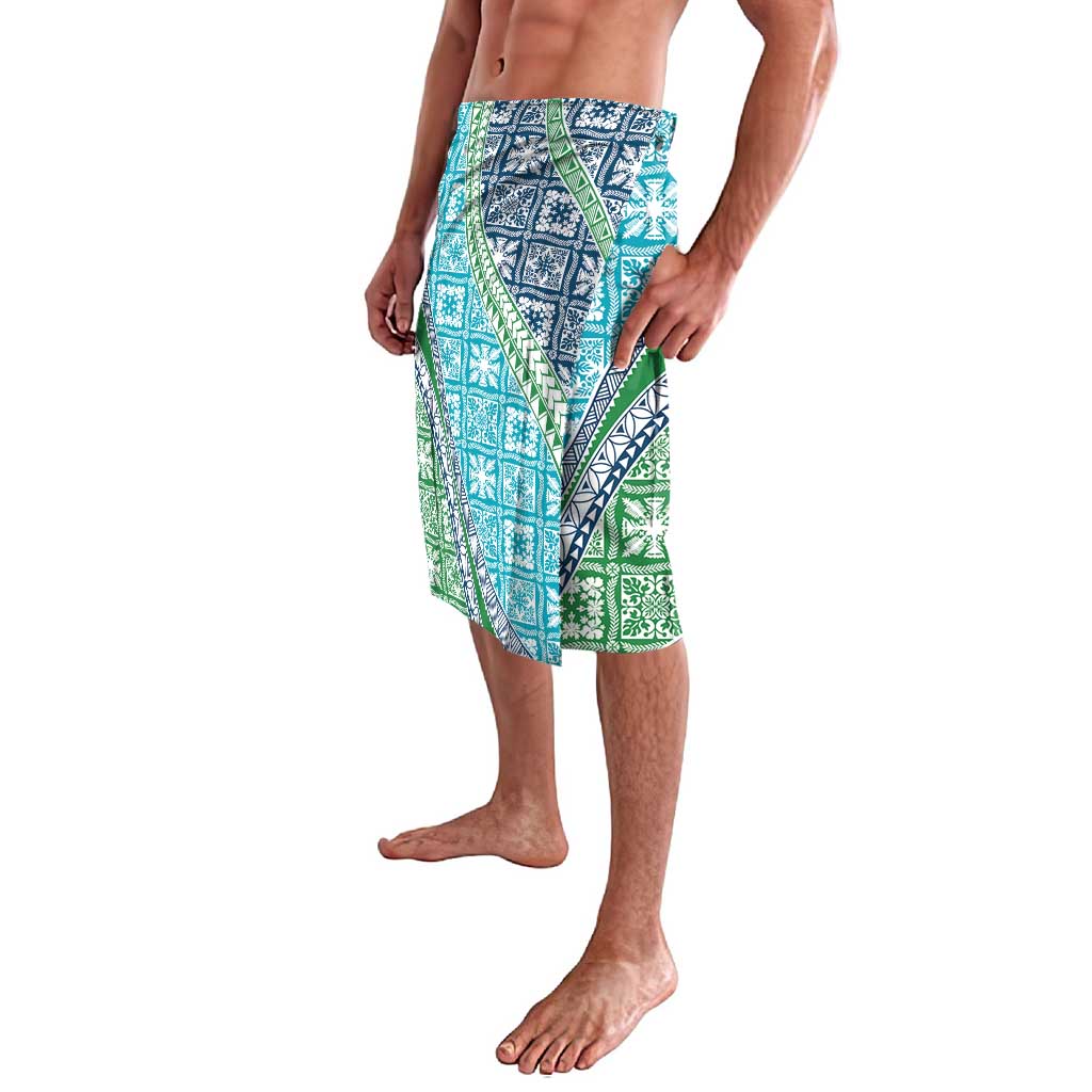 Hawaiian Quilt Pattern Lavalava Fresh Color Mixed - Polynesian Pride