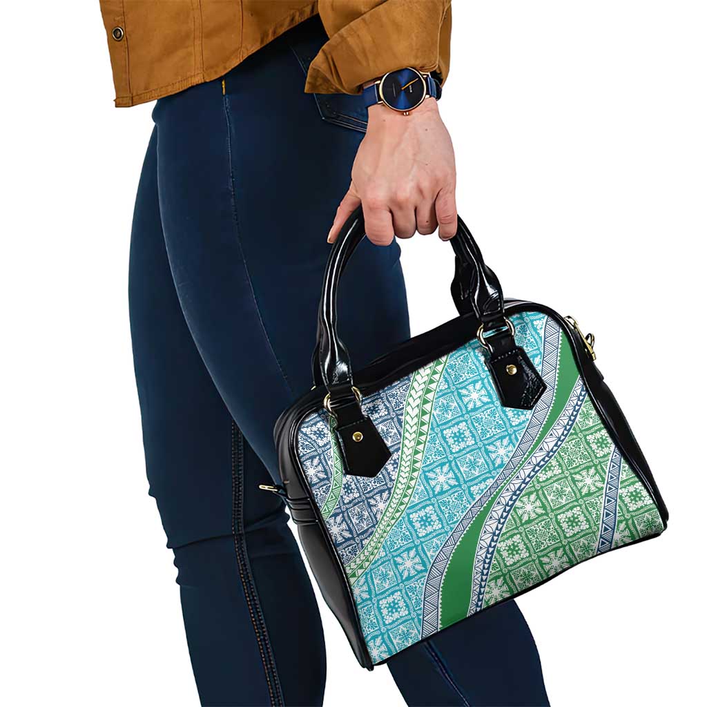 Hawaiian Quilt Pattern Shoulder Handbag Fresh Color Mixed LT01 - Polynesian Pride