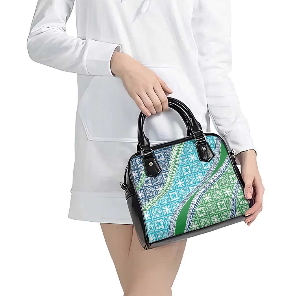 Hawaiian Quilt Pattern Shoulder Handbag Fresh Color Mixed LT01 - Polynesian Pride