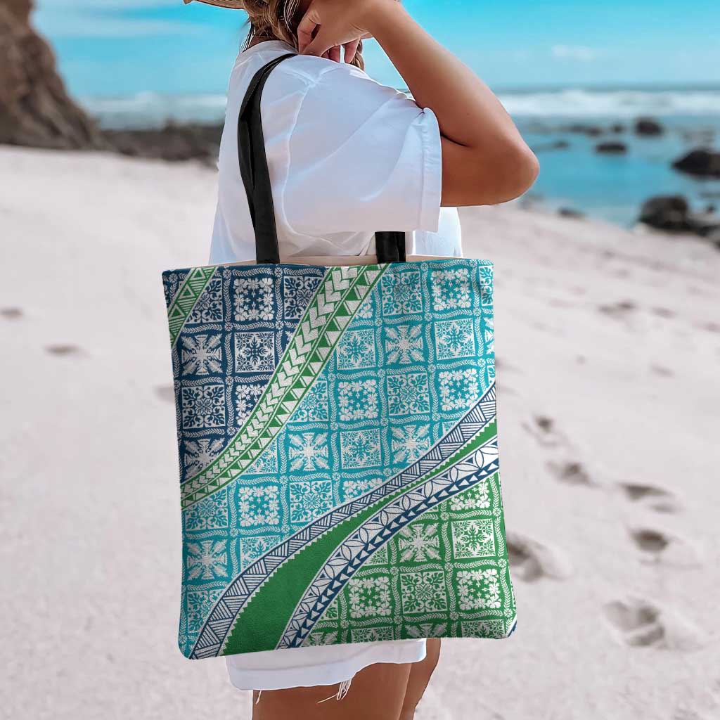 Hawaiian Quilt Pattern Tote Bag Fresh Color Mixed LT01 - Polynesian Pride