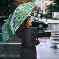Hawaiian Quilt Pattern Umbrella Fresh Color Mixed - Polynesian Pride