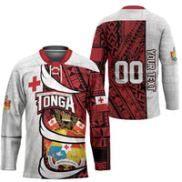 Custom Rugby Tonga 2026 Hockey Jersey Ngatu Pattern Special Version