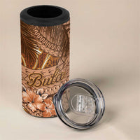 Personalised Fiji Masi 4 in 1 Can Cooler Tumbler Bula Fijian Masi Tapa Vintage Style LT01 - Polynesian Pride
