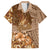 Personalised Fiji Masi Hawaiian Shirt Bula Fijian Masi Tapa Vintage Style LT01 Brown - Polynesian Pride