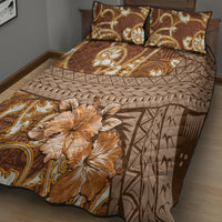 Fiji Masi Quilt Bed Set Bula Fijian Masi Tapa Vintage Style LT01 - Polynesian Pride