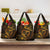 Polynesian Turtle Valentine Grocery Bag You And Me Gold Hibiscus Heart