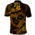 Polynesian Turtle Valentine Polo Shirt You And Me Gold Hibiscus Heart LT01 - Polynesian Pride