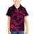 Polynesian Turtle Valentine Family Matching Off Shoulder Maxi Dress and Hawaiian Shirt You And Me Pink Hibiscus Heart LT01 Son's Shirt Pink - Polynesian Pride