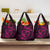 Polynesian Turtle Valentine Grocery Bag You And Me Pink Hibiscus Heart