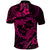 Polynesian Turtle Valentine Polo Shirt You And Me Pink Hibiscus Heart LT01 - Polynesian Pride