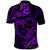 Polynesian Turtle Valentine Polo Shirt You And Me Purple Hibiscus Heart LT01 - Polynesian Pride