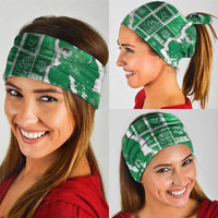 Hawaii Japanese Culture Green Neck Gaiter Spring Cranes Aloha Pattern