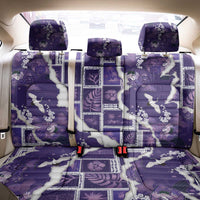Hawaii Japanese Culture Purple Back Car Seat Cover Spring Cranes Aloha Pattern