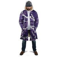 Hawaii Japanese Culture Purple Cloak Spring Cranes Aloha Pattern