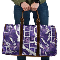 Hawaii Japanese Culture Purple Travel Bag Spring Cranes Aloha Pattern