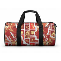 Hawaii Japanese Culture Red Duffle Bag Spring Cranes Aloha Pattern LT01 One size Red - Polynesian Pride
