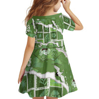 Hawaii Japanese Culture Sage Green Family Matching Off Shoulder Maxi Dress and Hawaiian Shirt Spring Cranes Aloha Pattern LT01 - Polynesian Pride