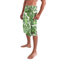 Hawaii Japanese Culture Sage Green Lavalava Spring Cranes Aloha Pattern