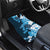 Blue Hibiscus Plumeria Floral Car Mats - Polynesian Pride