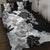 Gray Scale Hibiscus Plumeria Floral Quilt Bed Set - Polynesian Pride