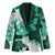 Green Hibiscus Plumeria Floral Blazer - Polynesian Pride