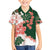 Green Orange Hibiscus Plumeria Floral Hawaiian Shirt - Polynesian Pride
