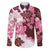 Pink Hibiscus Plumeria Floral Family Matching Mermaid Dress and Hawaiian Shirt - Polynesian Pride