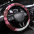 Pink Hibiscus Plumeria Floral Steering Wheel Cover - Polynesian Pride