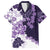 Purple Hibiscus Plumeria Floral Hawaiian Shirt - Polynesian Pride