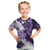 Purple Hibiscus Plumeria Floral Kid T Shirt - Polynesian Pride