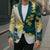 Yelow Teal Hibiscus Plumeria Floral Blazer - Polynesian Pride