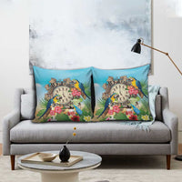 It's 5 o'clock Somewhere Pillow Cover Hawaiian Tropical Parrots - Polynesian Pride