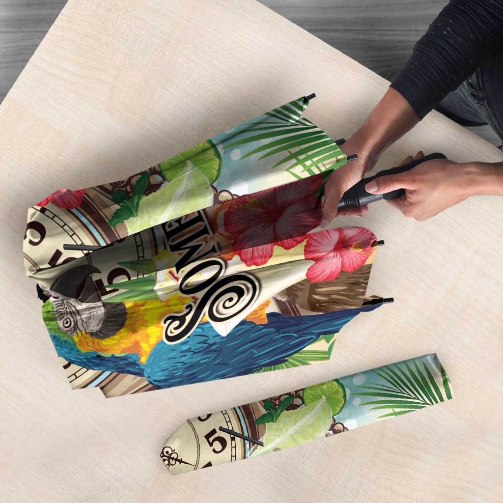It's 5 o'clock Somewhere Umbrella Hawaiian Tropical Parrots LT01 - Polynesian Pride