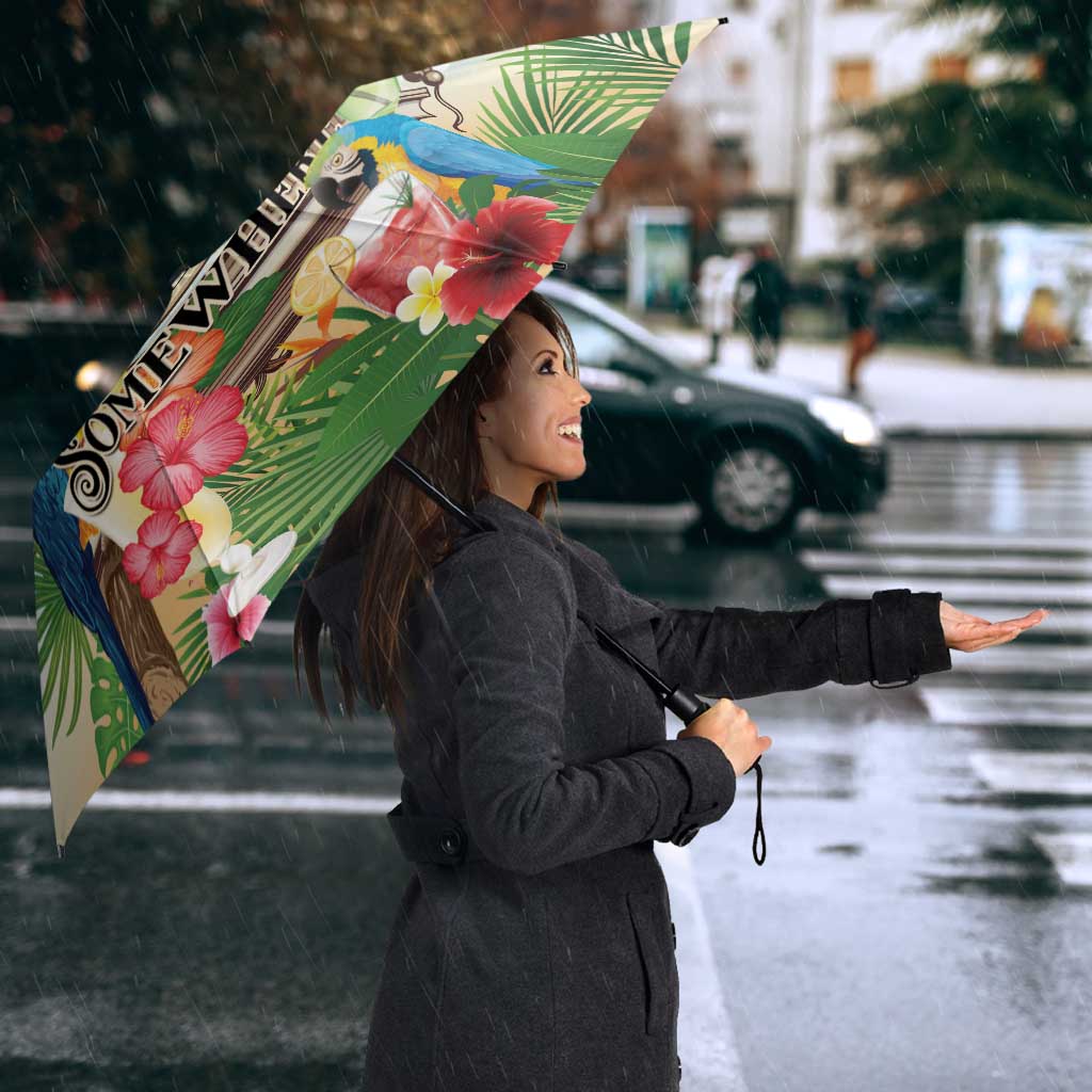 It's 5 o'clock Somewhere Umbrella Hawaiian Tropical Parrots LT01 - Polynesian Pride