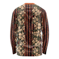 Hawaii Hibiscus Long Sleeve Shirt Retro Style - Polynesian Pride