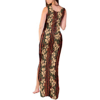 Hawaii Hibiscus Tank Maxi Dress Retro Style - Polynesian Pride