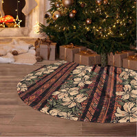 Hawaii Hibiscus Tree Skirt Retro Style - Polynesian Pride