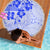 Fiji Masi With Hibiscus Tapa Tribal Beach Blanket Blue Pastel LT01 - Polynesian Pride