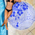 Fiji Masi With Hibiscus Tapa Tribal Beach Blanket Blue Pastel LT01 - Polynesian Pride