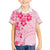 Fiji Masi With Hibiscus Tapa Tribal Kid Hawaiian Shirt Pink Pastel LT01 Kid Pink - Polynesian Pride