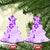 Fiji Masi With Hibiscus Tapa Tribal Ceramic Ornament Purple Pastel LT01 Christmas Tree Purple - Polynesian Pride