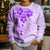 Fiji Masi With Hibiscus Tapa Tribal Kid Ugly Christmas Sweater Purple Pastel LT01 - Polynesian Pride