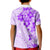 Fiji Masi With Hibiscus Tapa Tribal Kid Polo Shirt Purple Pastel LT01 - Polynesian Pride