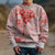 Fiji Masi With Hibiscus Tapa Tribal Kid Ugly Christmas Sweater Red Pastel LT01 - Polynesian Pride