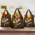 Fiji Masi With Hibiscus Tapa Tribal Grocery Bag Gold Version