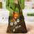 Fiji Masi With Hibiscus Tapa Tribal Grocery Bag Gold Version